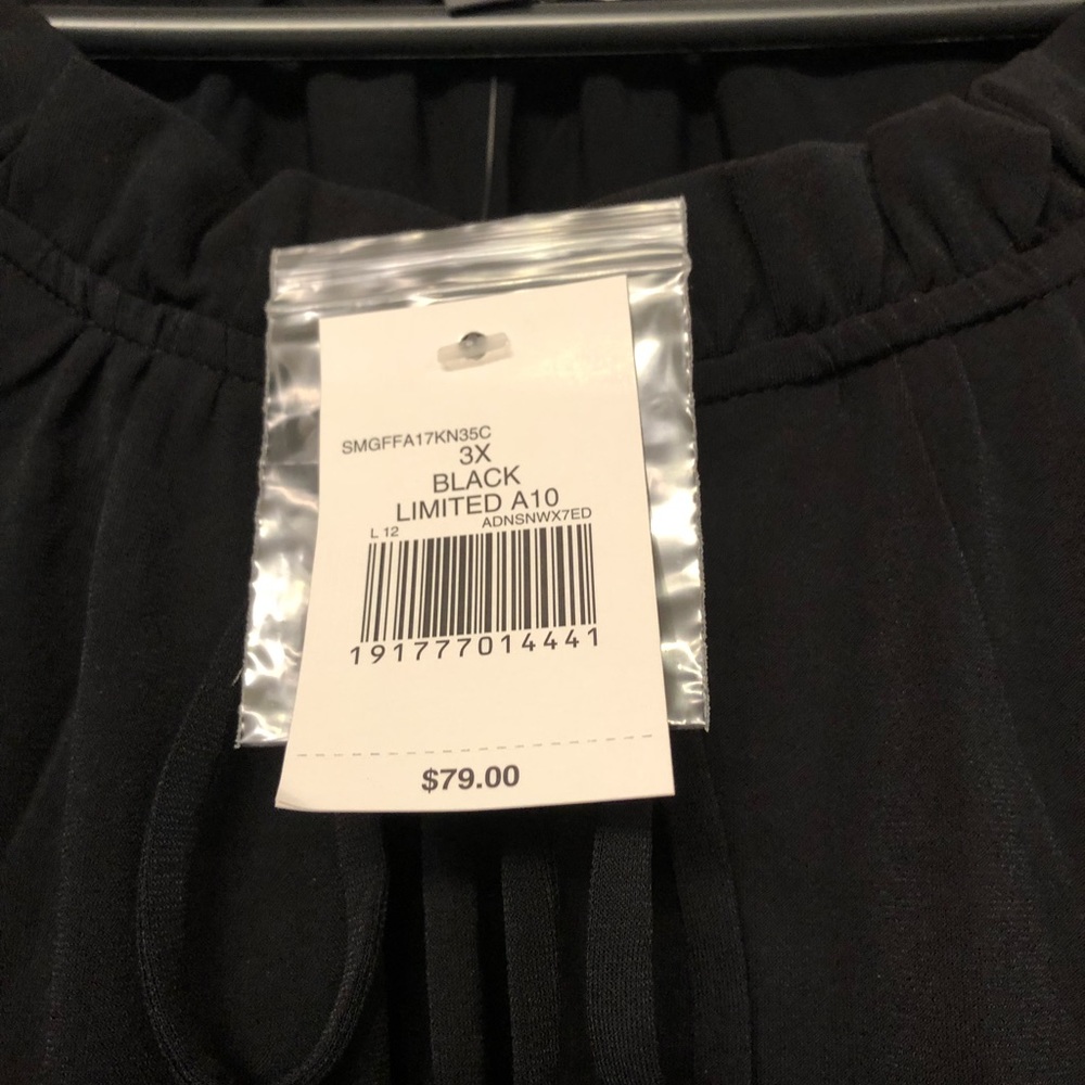 Cold Shoulder Black Shirt